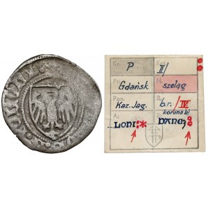 Kazimierz IV Jagiellończyk, Szeląg Gdańsk - ex. Kałkowski