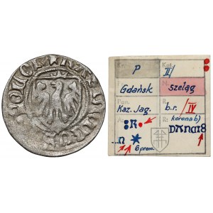 Kazimierz IV Jagiellończyk, Szeląg Gdańsk - ex. Kałkowski
