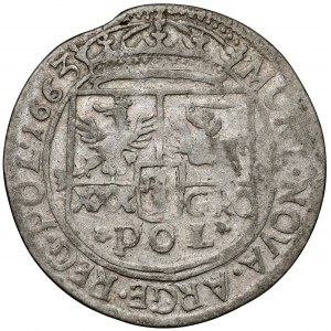 Jan II Kazimierz, Tymf Lwów 1663 - BEZ inicjałów