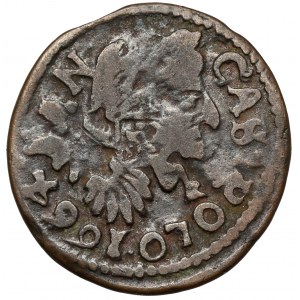 Jan II Kazimierz, Boratynka koronna 1664 - efektowny destrukt (dwie daty)
