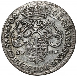 August II Mocny, Szóstak Lipsk 1702 EPH