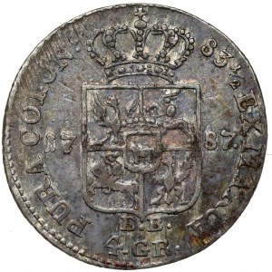 Poniatowski, Złotówka 1787 EB