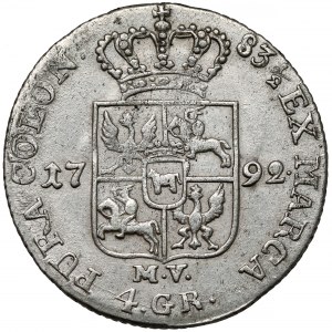 Poniatowski, Złotówka 1792 MV