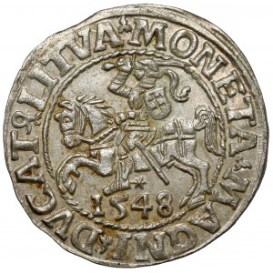 Zygmunt II August, Półgrosz Wilno 1548