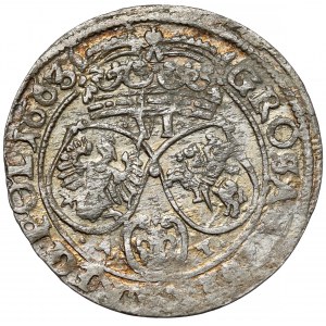 Jan II Kazimierz, Szóstak Bydgoszcz 1663 AT