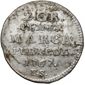 Poniatowski, Półzłotek 1767 FS