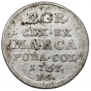Poniatowski, Półzłotek 1767 FS