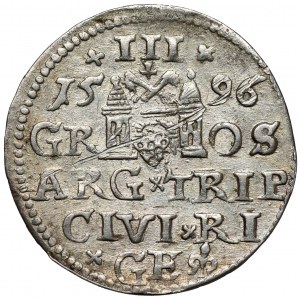Zygmunt III Waza, Trojak Ryga 1596