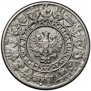 Próba NIKIEL 100 złotych 1960 Mieszko... półpostacie