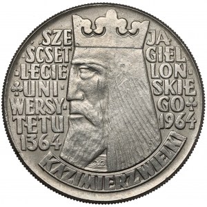 Próba NIKIEL 10 złotych 1964 Kazimierz Wlk. - wypukły