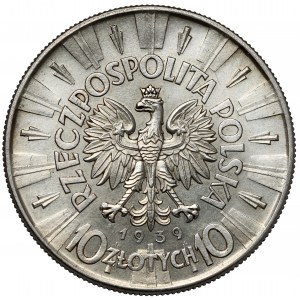 Piłsudski 10 złotych 1939