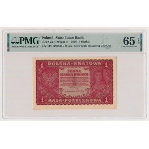 1 marka 1919 Sierpień - I Serja FL (Mił.23c)