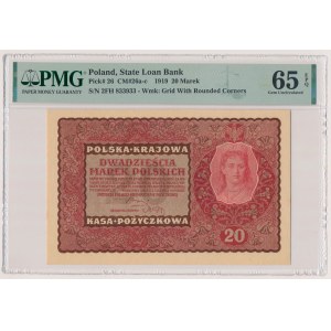 20 marek 1919 Sierpień - II Serja FH (Mił.26b)
