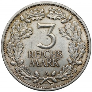 Weimar, 3 marki 1925-A - Nadrenia