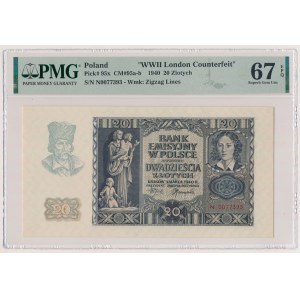 20 złotych 1940 - N
