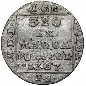 Poniatowski, Grosz srebrny 1767 FS
