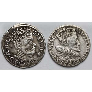 Trojaki Wilno 1581 i Malbork 1594 - zestaw (2szt)