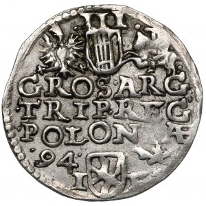 Zygmunt III Waza, Trojak Poznań 1594 - długa broda