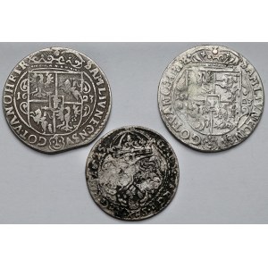 Zygmunt III Waza, Orty i Szóstak 1623-1625 - zestaw (3szt)