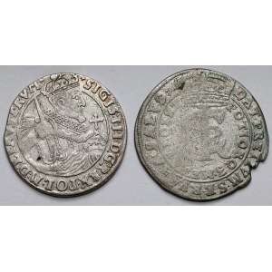 Zygmunt III Waza i Jan II Kazimierz, Ort 1623 i Tymf 1663 - zestaw (2szt)