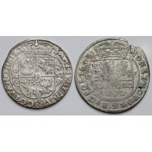Zygmunt III Waza i Jan II Kazimierz, Ort 1623 i Tymf 1663 - zestaw (2szt)