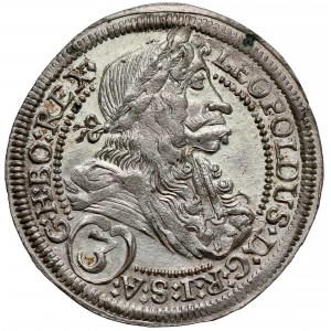 Austria, Leopold I, 3 krajcary 1701 IA, Graz