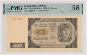 500 zloty 1948 - AD