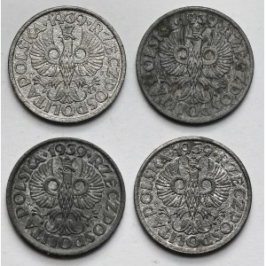 Generalna Gubernia, 1 grosz 1939 - zestaw (4szt)