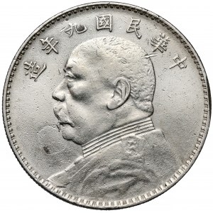 Chiny Republika, Shikai, Yuan / Dolar rok 9 (1920)