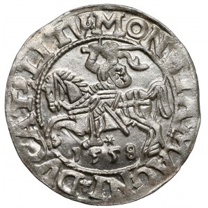 Zygmunt II August, Półgrosz Wilno 1558