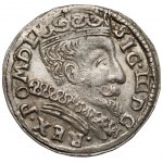 Zygmunt III Waza, Trojak Wilno 1601 - Łabędź - Orzeł w KORONIE