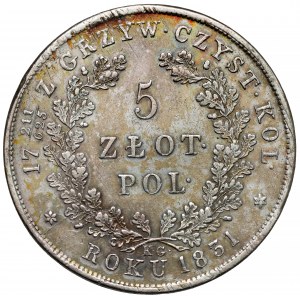 Powstanie Listopadowe, 5 złotych 1831 KG