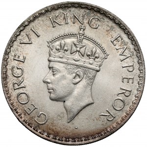 India, George VI, Rupee 1940