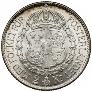 Szwecja, Gustaw V, 2 kronor 1940