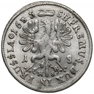 Prusy-Brandenburgia, Friedrich Wilhelm I, Ort 1685 HS, Königsberg