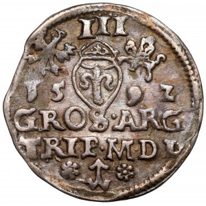Zygmunt III Waza, Trojak Wilno 1592