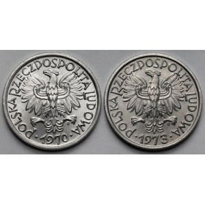 2 złote 1970-1973 - zestaw (2szt)