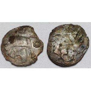 Prusy, Albrecht Hohenzollern, Denar Królewiec 1560 i 1563 - zestaw (2szt)