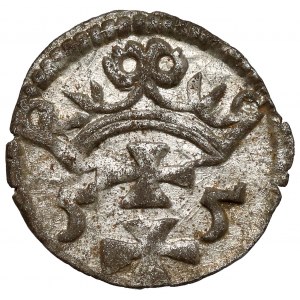 Zygmunt II August, Denar Gdańsk 1555