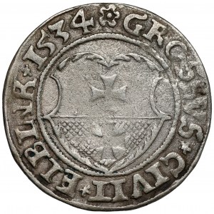 Zygmunt I Stary, Grosz Elbląg 1534
