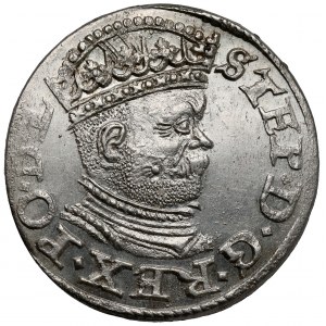 Stefan Batory, Trojak Ryga 1586