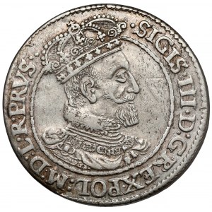 Zygmunt III Waza, Ort Gdańsk 1618 - liść klonu