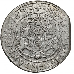 Zygmunt III Waza, Ort Gdańsk 1623 - 2x data - rzadki