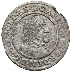 Karol Ferdynand Waza, 3 krajcary Opole 1654
