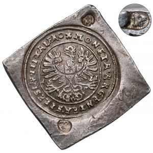 Stany Śląskie, KLIPA 3 talarowa Oława 1621 - punce na rancie