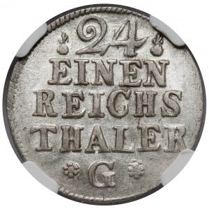 Prusy, Friedrich II, 1/24 talara 1754-G, Szczecin