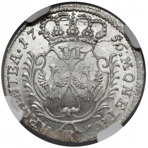 Śląsk, Fryderyk II Wielki, Szóstak 1756-B, Wrocław