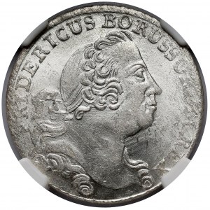 Śląsk, Fryderyk II Wielki, 8 dobrych groszy 1759-B, Wrocław