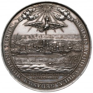 Jan II Kazimierz, Medal przybycie króla do Gdańska 1653 r. (Höhn)