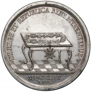 August III Sas, Medal BENE MERENTIBUS (Dobrze Zasłużonym) 1759 r.